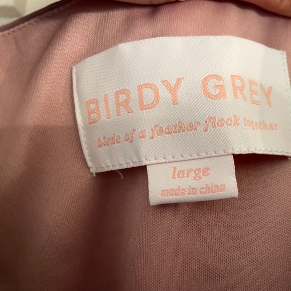 Birdy Grey Kira One-Shoulder Bridesmaid Dress Dark Mauve - Picture 5 of 5